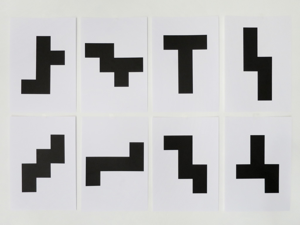 Claude Closky, ‘Inside the Studio’, 2013, Brussels: More Publishers. 8 double sided offset prints on multi-offset 120gr., printed in Ghent, (8x) 29,7 x 21 cm.